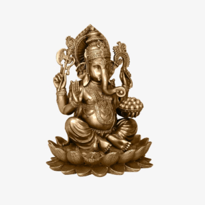 Attractive Chaturbhuji God Ganesha