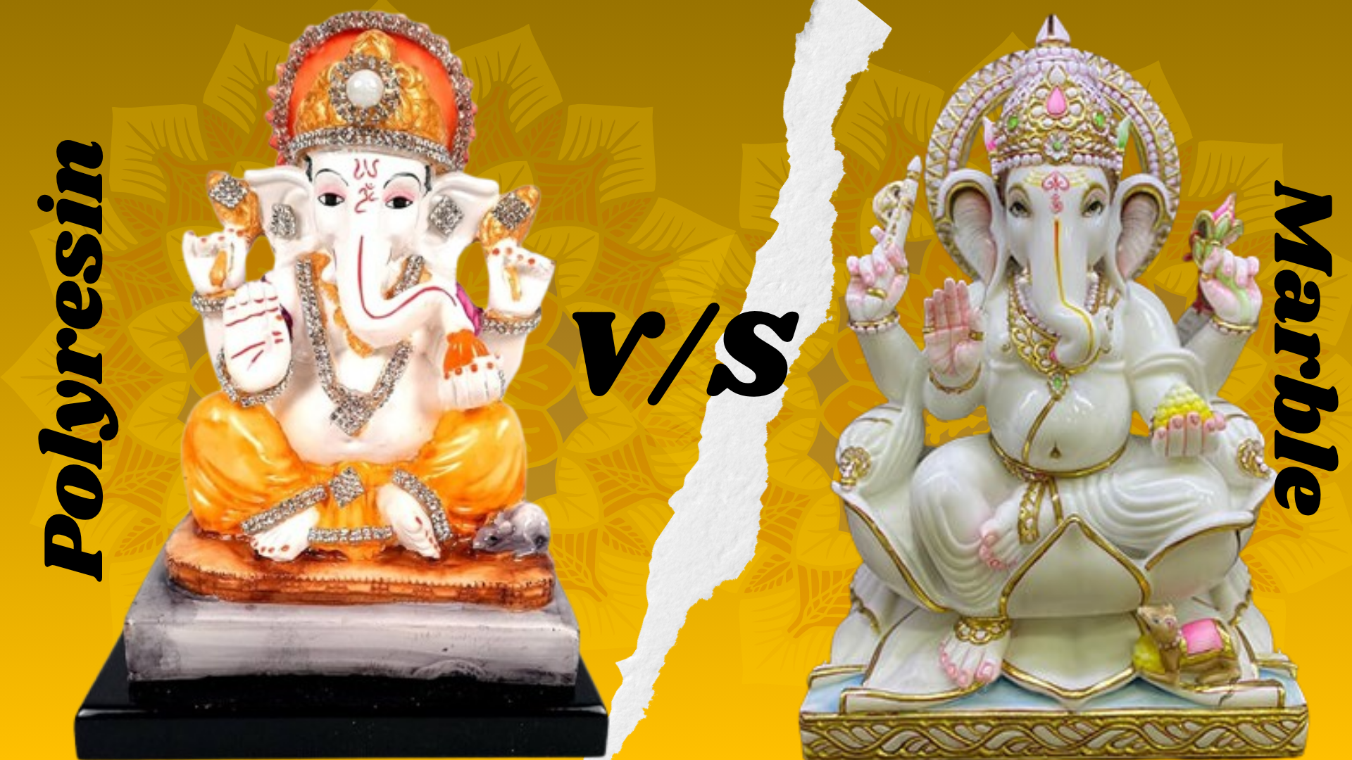 Polyresin v/s Marble Idols